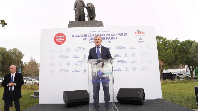 İBB, Cezayirli Hasan Paşa ve Şişhane Parklarını yeniledi