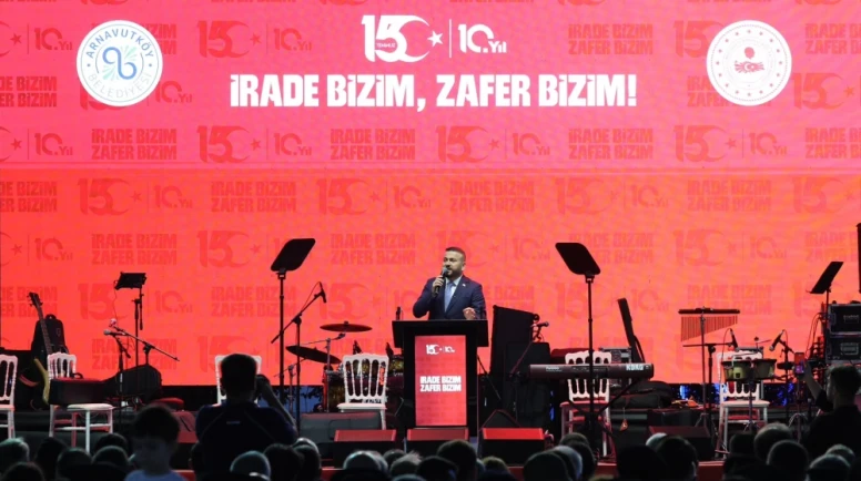 Arnavutköy'de 15 Temmuz Anması