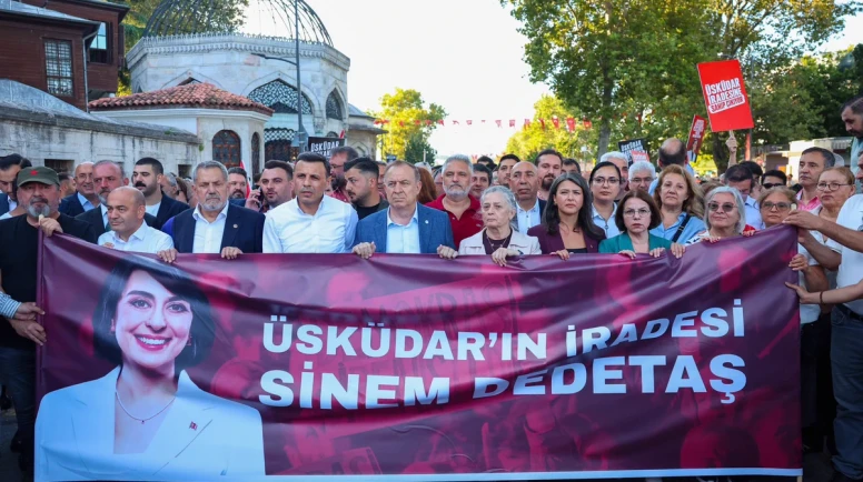 Üsküdar'da Sinem Dedetaş'a Destek Yürüyüşü