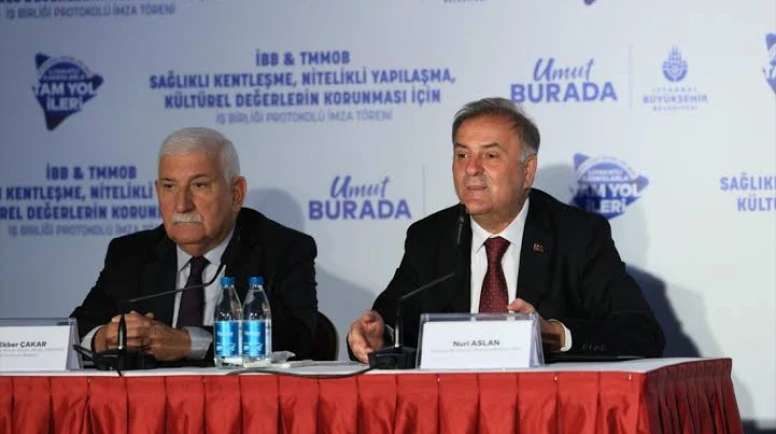 İBB ile TMMOB Arasında Şehir Planlama Protokolü