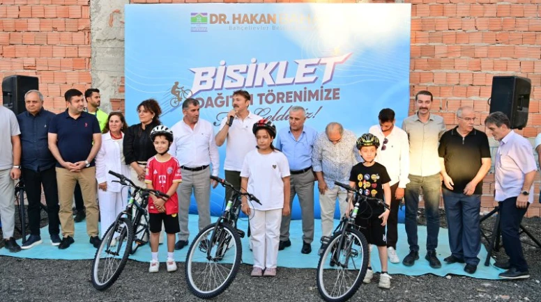 44'üncü Geleneksel Bisiklet Dağıtım Töreni Gerçekleştirildi