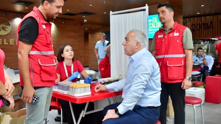 Başkan Turan'dan Kan Bağışı'na Davet