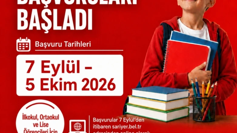 Sarıyer Belediyesi'nden Öğrencilere Destek