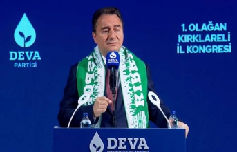 DEVA Partisi Genel Başkanı Ali Babacan: Kırklareli il kongresinde konuştu